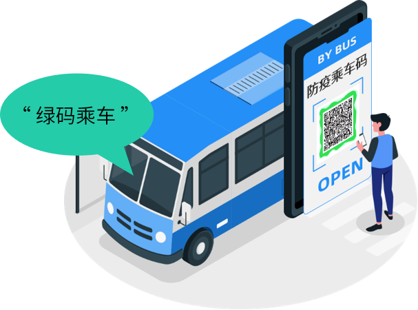 科学防疫！金年会实现公交卡/码乘车自动核验“健康码”(图1)